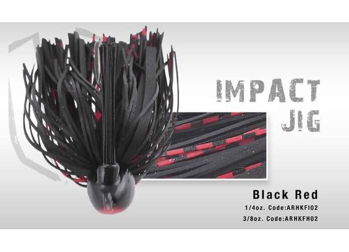 Jig Colmic Herakles Impact Antibradis 3/0 10.5g Black Red
