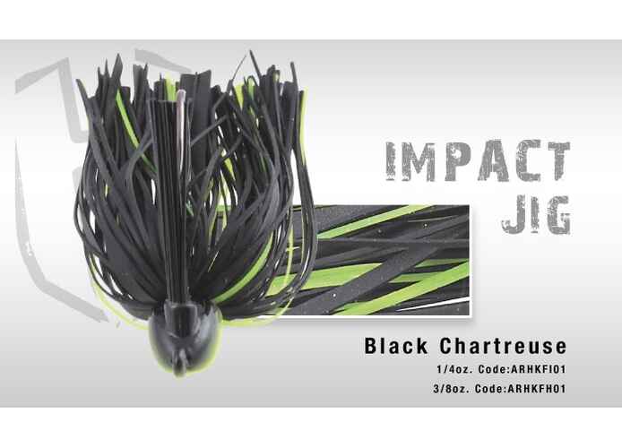 Jig Colmic Herakles Impact Antibradis 3/0 10.5g Black/Chartreuse