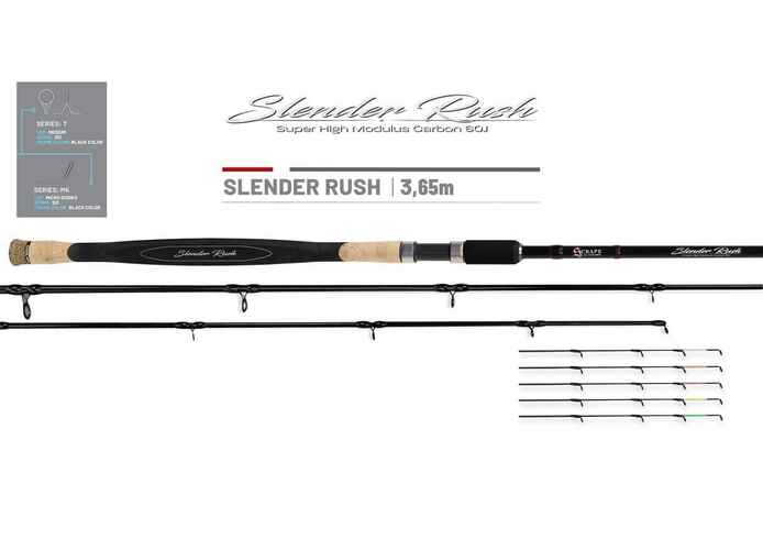 Lanseta Colmic Feeder Slender Rush 12ft, 3.65m, 60g, 3+3buc
