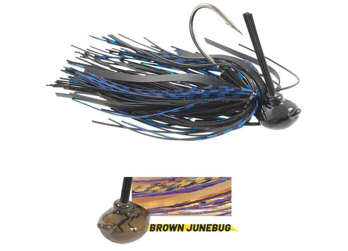 Skirt-Jig Herakles Impact Antibradis, Culoare Brown/Junebug, 14g