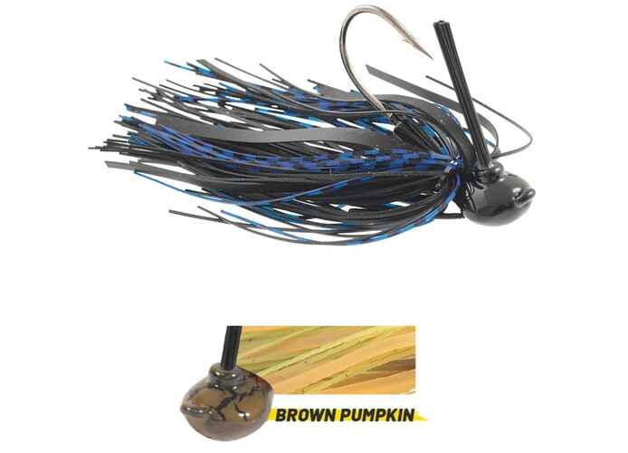 Skirt-Jig Herakles Impact Antibradis, Culoare Brown/Pumpkin, 14g