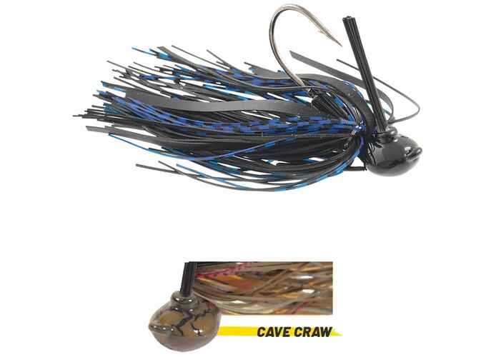 Skirt-Jig Herakles Impact Antibradis, Culoare Cave Craw, 14g