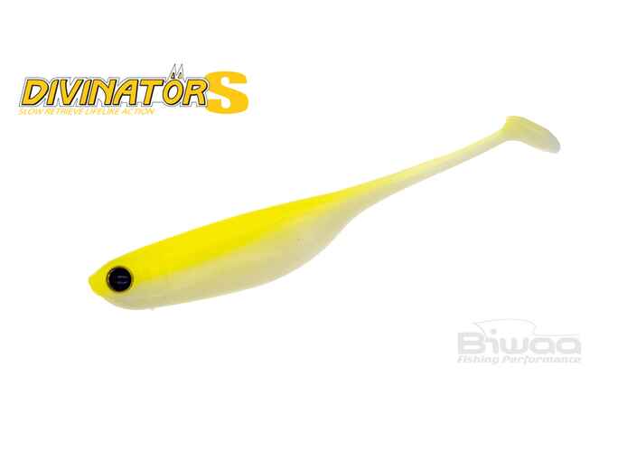 SHAD DIVINATOR S EVO 4 10cm 332 Lemon Chart Back White