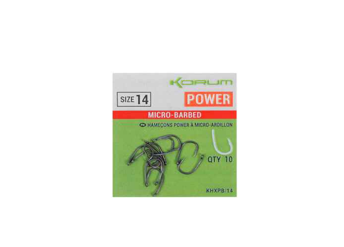 Carlige Korum Xpert Power Hook, Nr.14 10buc/plic