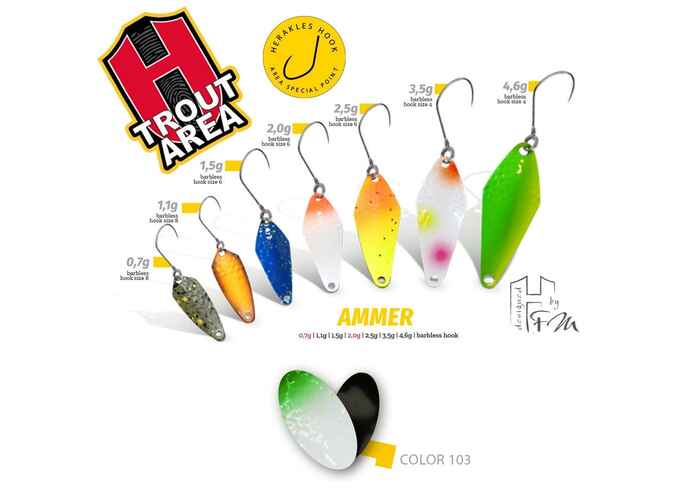 Lingurita Oscilanta Colmic Herakles Ammer Culoare 103, 2g