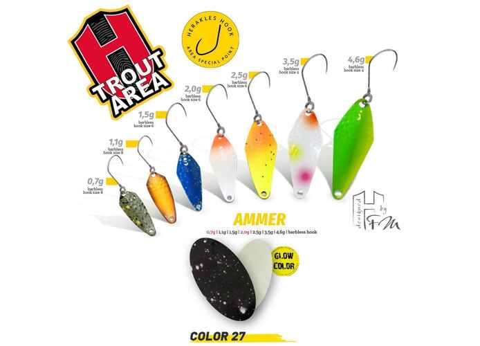 Lingurita Oscilanta Colmic Herakles Ammer Culoare 27, 1.5g