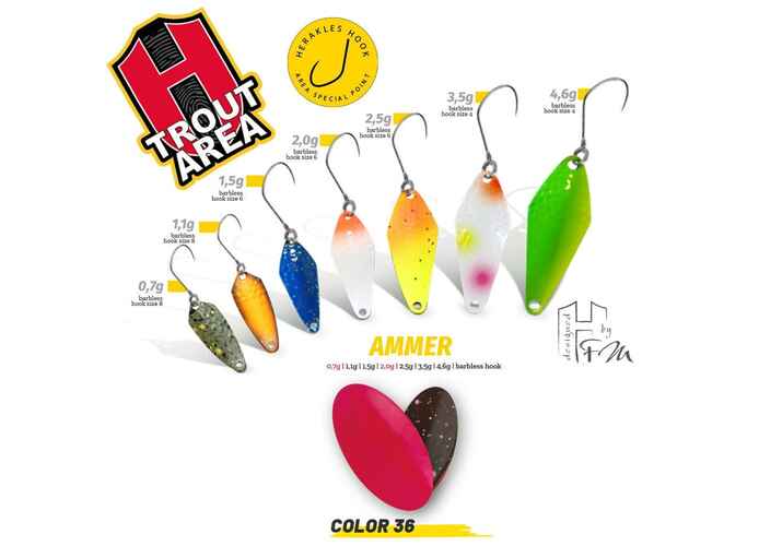 Lingurita Oscilanta Colmic Herakles Ammer Culoare 36, 1.5g
