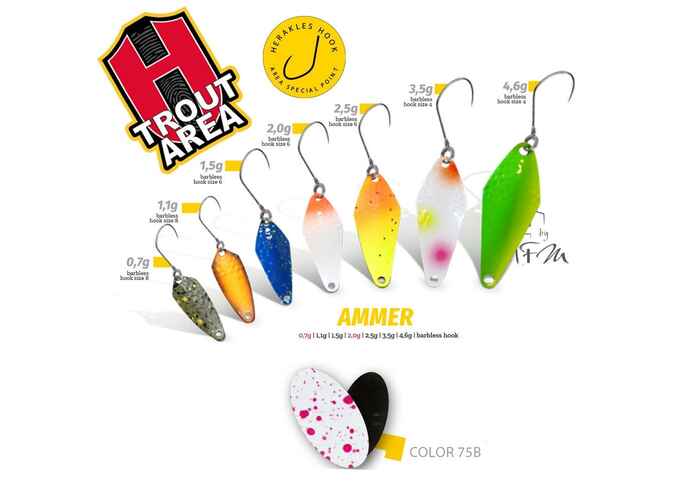 Lingurita Oscilanta Herakles Ammer Culoare 75B, 2.5g