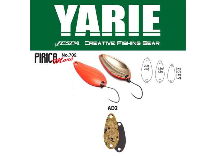 OSCILANTA YARIE 702 PIRICA MORE 1.0gr Culoare AD2 Mastu Pellet B