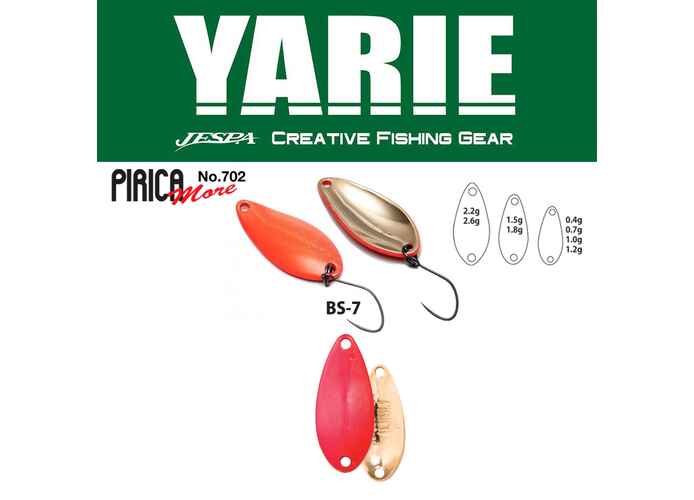 OSCILANTA YARIE 702 PIRICA MORE 1.5gr Culoare BS-7 Candy Pink