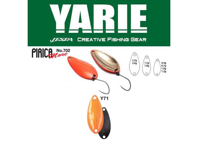 OSCILANTA YARIE 702 PIRICA MORE 2.6gr Culoare Y71 Orange