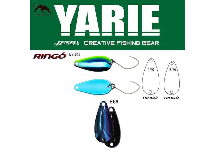 OSCILANTA YARIE 704 RINGO 3.0gr Culoare E69 Fire Blue