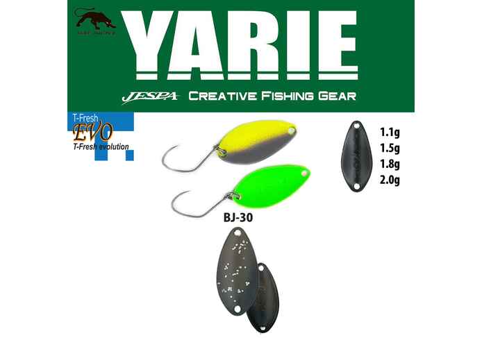 OSCILANTA YARIE 710T T-FRESH EVO 1.8gr Culoare BJ-30 Toichigi Brown