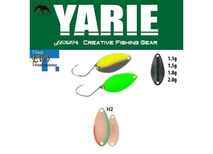 OSCILANTA YARIE 710T T-FRESH EVO 1.8gr Culoare H2 Salmon