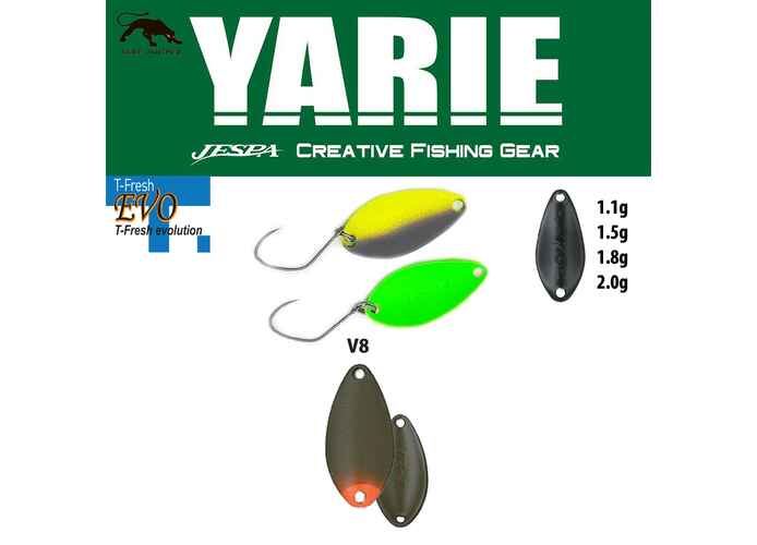 OSCILANTA YARIE 710T T-FRESH EVO 1.5gr Culoare V8 Kanimiso Ikura