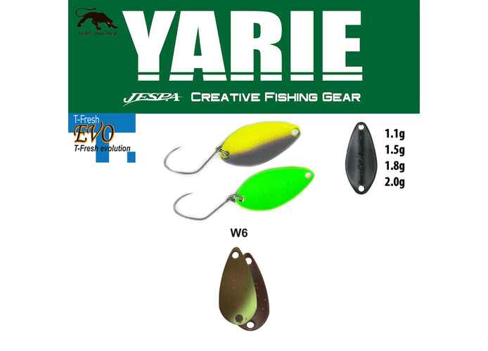 OSCILANTA YARIE 710T T-FRESH EVO 1.5gr Culoare W6 Ehuesukai