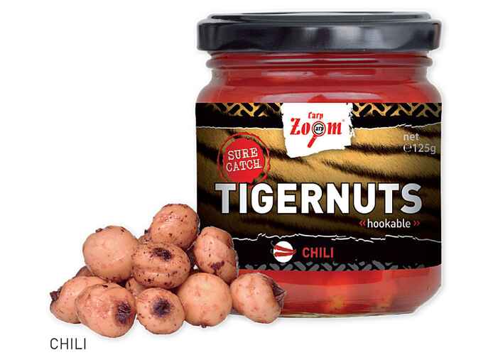 Alune Tigrate Carp Zoom de carlig, 220ml, 125g, Chili