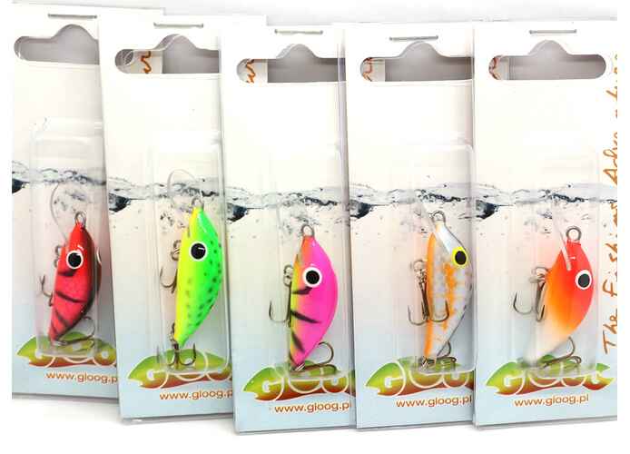 Vobler Gloog Hektor 35N - 3.5cm/3gr (Sinking) - STG (Sea Trout Green)