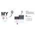 INEL FUJI ALCONITE BCMYAG NR 4 Dark Grey