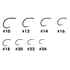CARLIGE FLY 2200BL BLACK 2X-3X FINE NR 22 F/BARB