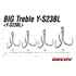 ANCORA DECOY Y-S23BL BIG TREBLE NR.10/0 Magic Barbless