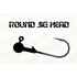 JIG HERAKLES ROUND JIGHEAD 1 1.8gr Matt Black