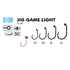 Kamatsu Carlig Pastrav Debarbetat Jig Game Light BLN marimea #8 (10buc/plic)