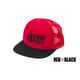 SAPCA DECOY DA-17 FLAT MESH CAP Red Black