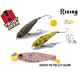 VOBLER WAVING-R S 4cm 2.4gr Ghost PG Pellet Glow