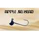 JIG HERAKLES APPLE JIG HEAD 6 1.5gr Matt Black
