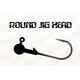 JIG HERAKLES ROUND JIGHEAD 1 1.8gr Matt Black