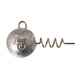Cap de Jig Lucky John Corkscrew Round Ball Jig Head : Greutate - 20 gr