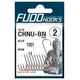 Carlige Fudo Chinu, Black Nickel : Marime - 6 - 19buc/plic