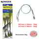 Konger set 72 strune rapitori Nylstar 1×7, 20cm si 30cm, 5kg