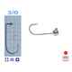 M.Hooks MicroJig Bila, marime 3/0, 3gr (5buc/plic)