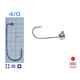 M.Hooks MicroJig Bila, marime 4/0, 3gr (5buc/plic)
