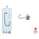 M.Hooks MicroJig Bila, marime 1, 6gr (5buc/plic)