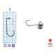 M.Hooks MicroJig Bila, marime 1, 7gr (5buc/plic)