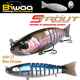 SWIMBAIT STROUT 6.5 16cm 52gr 25 Blue Chrome