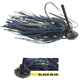 Skirt-Jig Herakles Impact Antibradis, Culoare Black/Blue, 14g